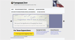 Desktop Screenshot of expungementtexas.com